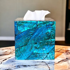 Enamel Mdf Box resin <b>Tissue</b> Box for Home Hotel and <b>Wedding</b> Tabletop Decoration <b>Tissue</b> Boxes - Product Image 3
