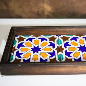Thermal Transfer Wooden Printed Tray Photo Quality Wooden Printed Tray for Souvenir Gift Shops Wholesale Serving <b>Platter</b> Item - Product Image 1
