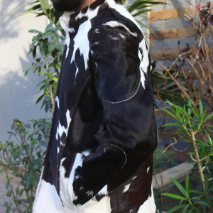 Chaqueta de hombre, auténtica chaqueta de cuero vacuno genuino para hombre, cuero vacuno genuino americano de alta calidad - Product Image 3