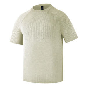 T-shirt Sportif Homme Noir Tricoté à Manches Raglan Coupe Droite Col Rond – Collection 2026 à Prix Grossiste par Shahas International - Product Image 3