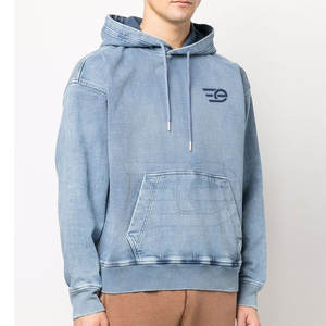 Sudaderas con Capucha para Hombre, Lavado Ácido, a la Moda, Suaves, Cómodas, de Manga Larga, Ligeras, Estilo Urbano - Product Image 3