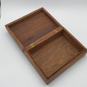 Affordable Rustic Wooden Treasure Storage <b>Box</b> for Coins, Jewelry, <b>Trinkets</b> and Special Keepsakes with Classic Vintage - Product Image 1