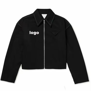 Custom High Quality Men's <b>Winter</b> <b>Waterproof</b> Breathable Oversized Black Fashion Bomber <b>Jacket</b> 100% Polyester - Product Image 2