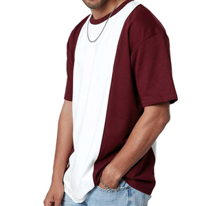 Camiseta personalizada de hombre, estilo urbano, oversize, 100% algodón grueso, hombros caídos, corte holgado, estampada, para hombre, camiseta oversize. - Product Image 5
