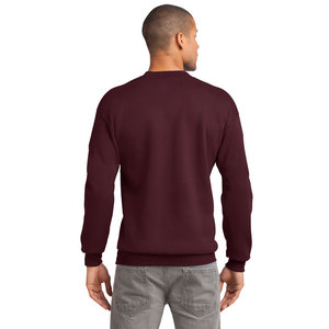 Sweat-shirt décontracté d'hiver en coton personnalisé de haute qualité, couleur bordeaux - Product Image 1