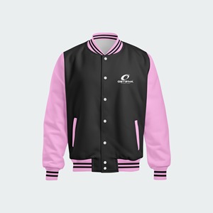 Chaqueta de invierno para hombre, cálida, de lana/poliéster, estilo universitario, acolchada, con cierre de cremallera, estilo americano clásico, de alta gama - Product Image 2