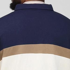 Camisas Polo de Manga Larga para Hombre de Secado Rápido al por Mayor OEM, Personalizables con Cuello Camisero, Talla Grande, Estilo Rugby - Product Image 4