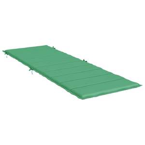 Green 73.2"x22.8"x1.2" Oxford Fabric Outdoor <b>Sun</b> <b>Lounger</b> <b>Cushion</b> - Product Image 3