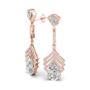 ต่างหูห้อยประดับเพชรโมอิสซาไนต์คุณภาพสูง REYES เงินแท้ 925 ได้รับการรับรองจาก GRA เหมาะสำหรับงานแต่งงาน งานเลี้ยง และเป็นของขวัญสุดหรู - Product Image 3