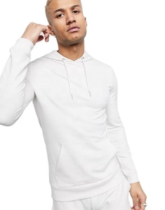 New Arrival Design Your Own <b>Plain</b> Cotton Men's <b>Plain</b> <b>Tracksuits</b> With Drawstring Hoodie Cheap Custom <b>Tracksuit</b> - Product Image 4