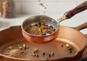 Handmade Rose Gold Copper Sauce <b>Pan</b> With Hammered Design And Wood Handle Vintage Kitchenware For Gas And <b>Induction</b> Cooker Use - Product Image 5