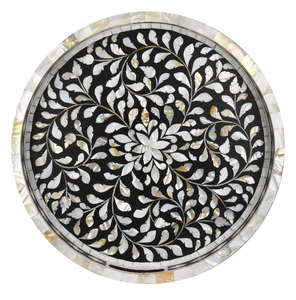 Plateau en nacre de qualité supérieure, forme carrée, personnalisable, plateau à bijoux en nacre - Product Image 6