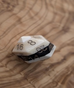 Customizable Polished Carved Animal Style Eco-Friendly White Square Buffalo Horn and Bone <b>Dice</b> - Product Image 3