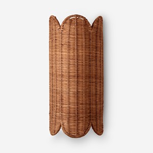 Living room wall <b>light</b> rattan <b>sconce</b> lamp shade wholesale price hand woven lampshade <b>sconces</b> - Product Image 5