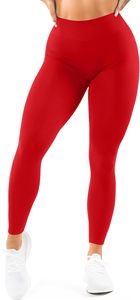 High Waisted Breathable Solid Leggings for Women-No Front Seam Tummy Control Pants for Workout Running No See Through - Product Image 2
