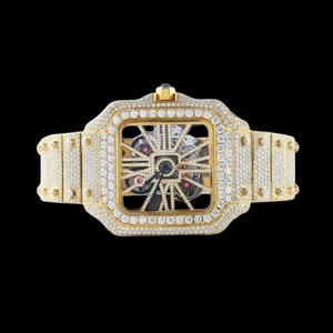 Best Quality Luxury Moissanite Diamond <b>Watch</b> <b>for</b> Men Iced Out Style Waterproof Stainless Steel Wristwatch Available <b>For</b> Sale - Product Image 1
