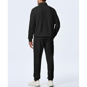 Conjunto Deportivo Urbano Transpirable Personalizado para Hombre, Invierno |   Sudadera con hombros caídos y pantalones apilados - Product Image 2