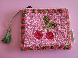 Beaded Coin pouch small pouch luxury mini pouch Colorful Handcrafted Beaded Coin Purse Vintage Design Money Storage and Cards - Product Image 4