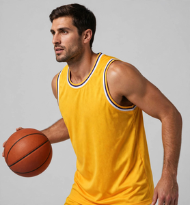 Camisetas de Béisbol de Poliéster 100% Transpirables y Cosidas para Hombre, de la Mejor Calidad, al por Mayor, Camisetas Deportivas de Malla Personalizadas para Baloncesto - Product Image 3