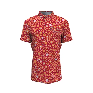 Promotion Prix Usine Chemises Homme Personnalisées Haute Qualité Impression Numérique Tricotées 100% Coton Vente en Gros - Product Image 6