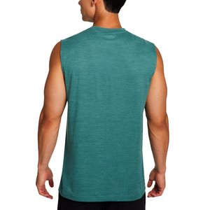 Men's V-neck Tank Tops Sleeveless Gym <b>Vest</b> Breathable Workout Muscle <b>Stringer</b> Singlet Quick Dry Eco-Friendly Polyester/Cotton - Product Image 6