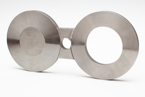 ASME B16.48 12" 600# Polished Spectacle Blind <b>Spacer</b> Flange Super Duplex UNS S32750 C-Way 34MM Bolt Hole - Product Image 2