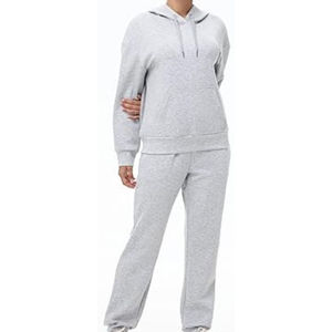 VIBE SEWN OEM – Nouveaux survêtements décontractés pour femmes, couleurs personnalisées, sweat à capuche court, molleton respirant en polyester/coton - Product Image 4