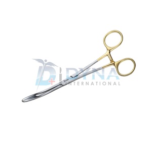 Stainless Steeel Gross Dressing Forceps Curved With Catch <b>Box</b> <b>Lock</b> High Qiality Surgrical Instruments - Product Image 1