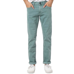 Vaqueros casuales de mezclilla para hombre, corte regular, pierna recta, estilo urbano, 100% algodón, pantalones de mezclilla para hombre - Product Image 5