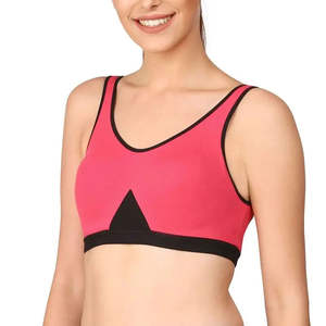Soutien-gorge de sport pour femme à maintien élevé, dos croisé, respirant, sans couture, réglable, pour le yoga et la gym, vente en gros - Product Image 4