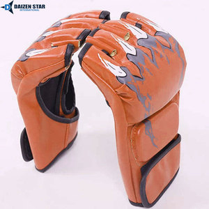 Gants de MMA en cuir DAIZEN STAR INTERNATIONAL avec fermeture auto-agrippante pour adultes, pour la lutte et la boxe - Product Image 6