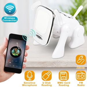 Cute <b>Mini</b> Portable Wireless <b>Speaker</b> for Puppies Music Player with Stereo Bass Built-in Mic FM Radio MMC Card for Dogs - Product Image 2
