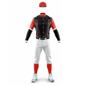 Heat Sublimation Printed Logo Uniform Blank <b>Baseball</b> Kits Multi Pocket Design All Season Summer Wear Softball Uniform Suit - Product Image 2