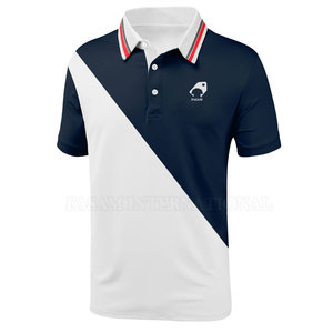 Camiseta de rugby para hombre al por mayor, de color contrastante, ropa juvenil de calidad, polos de manga corta para hombre - Product Image 2