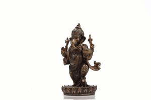 Statue de Ganesha dansant en polyrésine, sculpture de Ganesha en métal, statue de Ganesha en bronze et laiton, statue du Dieu Indien - Product Image 3