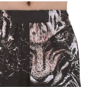 Shorts de sport imprimé tigre pour hommes, séchage rapide, coupe régulière, polyester respirant, léger, entraînement, gym, fitness, sport - Product Image 6