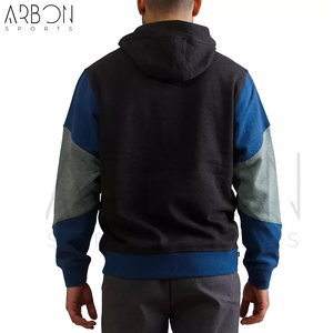 Sweat à capuche pour homme, style urbain, multi-tons, en coton molletonné, coupe moderne, haute qualité, doux et respirant. - Product Image 3