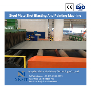 آلة تنظيف بالرمل أوتوماتيكية ذات حزام ناقل لإزالة الصدأ عن المعادن، نوع نفقي للمرور عبره - Product Image 6