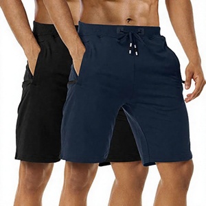 Shorts Bermuda Homme Couleur Unie Séchage Rapide avec Cordon de Serrage et Poches – Tenue Décontractée Sportive Taille Mi-Haute en Polyester Tricoté - Product Image 4