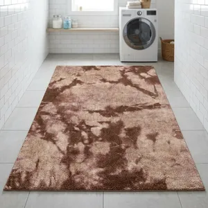 Luxurious Eco-Friendly Cotton Overdye Washable Woven Bathmat Area Rug <b>Set</b> Natural Bathrooms Bedrooms Home Decor Medium Pile 6mm - Product Image 2