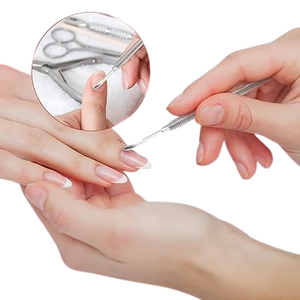 Pousse-cuticules professionnel double face à pointe fine, outil de pédicure pour le nettoyage et l'élimination des cuticules des ongles - Product Image 3