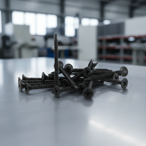 Vis à cloison sèche PDC 9 en acier au carbone classe 8.8, filetage fin/gros, pointe de perçage, autoperceuse, tête bombée/à cornet, noir/gris, métrique/pouce - Product Image 1