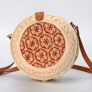 Sacs fourre-tout tendance en bambou de marque distributeur, sac à main élégant pour femme avec bandoulière en cuir personnalisé - Product Image 4