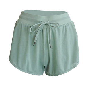 Shorts Deportivos 2 en 1 para Mujer, Cintura Alta, Secado Rápido, Doble Capa, Nueva Llegada - Product Image 1