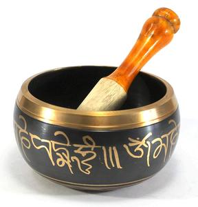 Ensemble de 2 bols chantants tibétains, 100% faits à la main au Népal, ensemble de bols sonores pour la méditation, yoga, guérison des chakras, cadeaux de méditation - Product Image 4