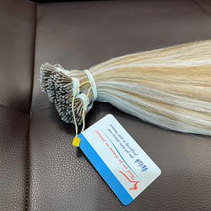 Venta al por mayor vietnamita I Tip Extensiones de Cabello 100% cabello humano Super sedoso brillante fácil de aplicar - Product Image 4