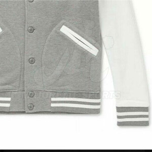 เสื้อแจ็คเก็ตเลตเตอร์แมนสำหรับฤดูใบไม้ร่วงและฤดูหนาว แบบคลาสสิก สวมใส่สบาย พร้อมกระดุมแป๊ก เหมาะสำหรับใส่ในชีวิตประจำวัน - Product Image 3