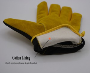 ถุงมือทำงานหนังแกะคุณภาพสูงรุ่นใหม่ ระบายอากาศได้ดี ราคาขายส่ง กันลื่น นุ่มสบาย เหมาะสำหรับคนขับรถ - Product Image 4