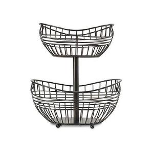 Oval <b>Stackable</b> Design Modern Metal Wire Eco-Friendly Storage <b>Baskets</b> for Kitchen Storage Multi-Purpose Use with Customized Shape - Product Image 1