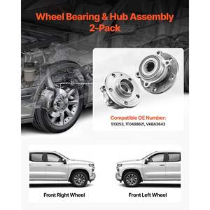 2 Pezzi Cuscinetto Ruota Anteriore Assemblato per Audi Q3 Komfort Premium Plus 2018 4 Porte Volkswagen Beetle Coast - Product Image 2